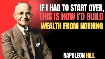 If I Had to Start Over, This Is How I’d Build Wealth from Nothing | Napoleon Hill Motivation Speaker