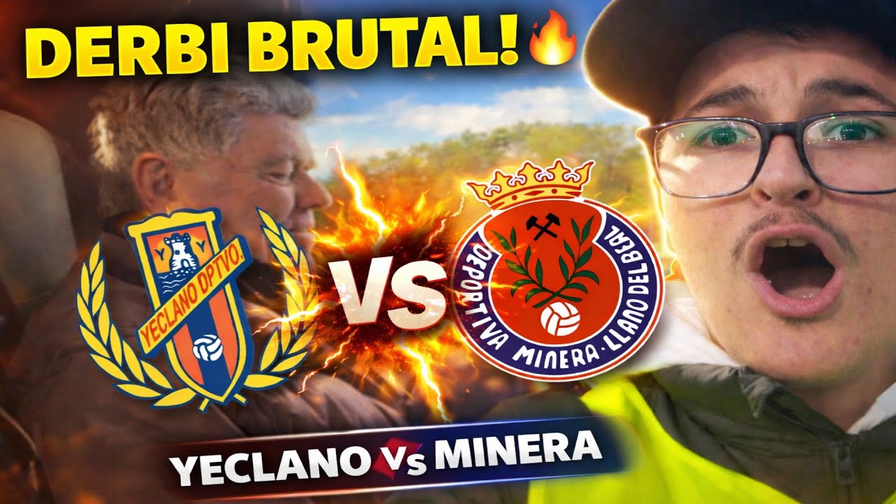 🔥DERBI BRUTAL! | Yeclano Deportivo vs Deportiva Minera ¡Así lo viví a pie de campo! 