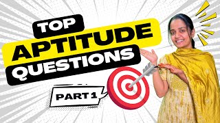 Top Aptitude Questions with Solutions | Aptitude Exam Preparation (Part 1)