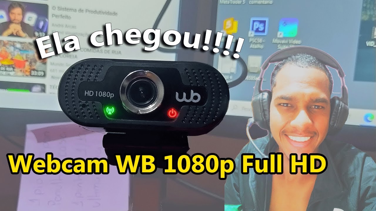 Webcam WB Boa e Barata 1080p Full HD