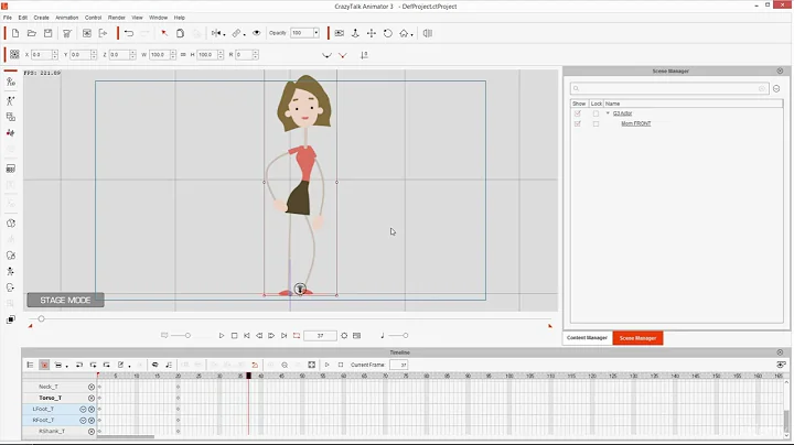 2. How quickly you can animate PSD Characters using Bones. @thecybersecurityclassroom