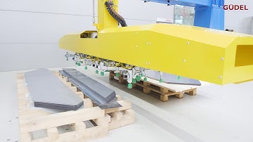 Restacker in cooperation with GEORG - Automated transformer core lamination handling system