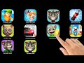 Racing Master, Bottle Flip 3D, Scary Ana, Save Thwe Lady, Strumble Guys, Talking Tom, Talking Tom 2