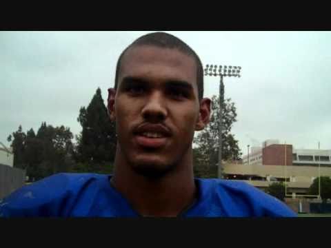 UCLA Freshman F-Back #2 Anthony Barr Post-Practice...