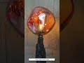 Charcoal Lava Floor Lamp - Mesmerizing Modern Floor Lamp with Glass Sheen for Living Rooms and More