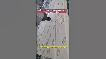 Nylon plate processing workpiece, nylon plate sliding block