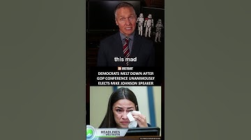 Democrats Melt Down After Mike Johnson Elected as Speaker #shorts  #shortsfeed #uscongress