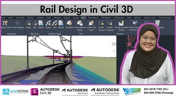 Rail Design in Autodesk Civil 3D