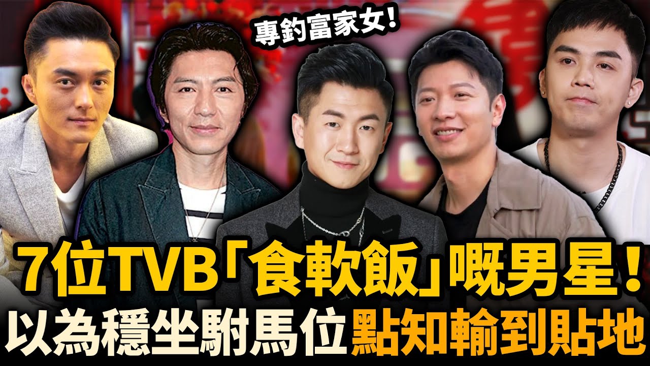 7位「食軟飯」嘅TVB男藝人，有人穩坐駙馬位，有人貪心過界斷送前途！最後一位軟飯硬食反倒贏最大！你服邊個！？#TVB #TVB小生