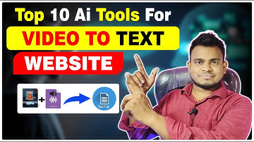 Top 10 Ai Tools For video To text | Audio To Text Convert | How To Convert Audio/Video To Text