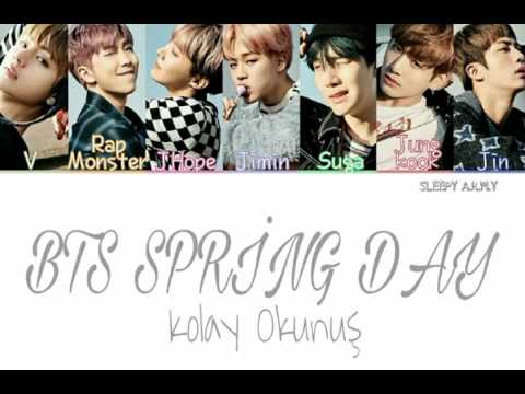 BTS SPRİNG DAY (Kolay Okunuş-Easy Lyrics)