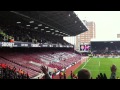 Millwall Hooligans Launch Firework at West Ham fans after feisty London derby