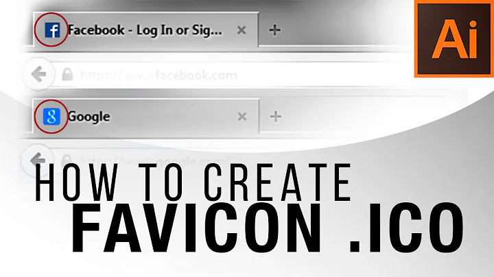 How To Create a Favicon .ICO — Illustrator Tutorial