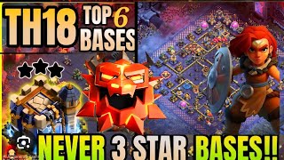 Top 6 1 Star Machine TH18 Legend & War Bases Anti-Thrower - Never 3 Star Bases Pushing Layouts#coc screenshot 5