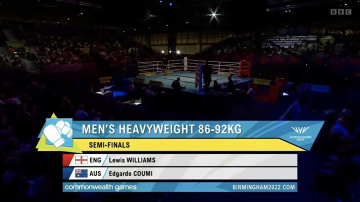 Lewis Williams (ENG) vs. Edgardo Coumi (AUS) Commonwealth Games 2022 Semifinals (92kg)