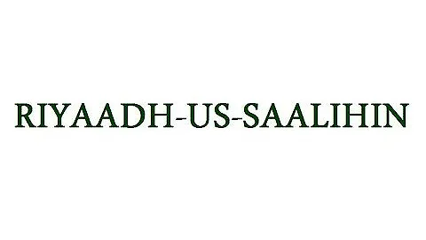 111 Riyaadh-us-Saalihin