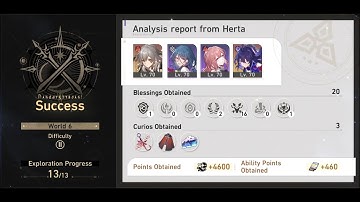 Honkai: Star Rail Simulated Universe World 6 Difficulty 2 The Hunt Path (Full Auto)