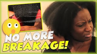 How to DETANGLE your natural hair FAST and EASY