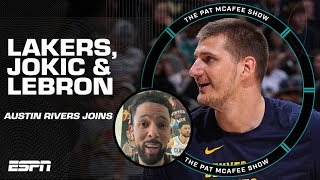 Lakers in HOT WATER, Jokic among the GREATS &amp; LeBron&#39;s LONGEVITY w/ Austin Rivers | Pat McAfee Show