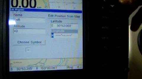 Entering Waypoints on a Lowrance Chartplotter/Sounder Combo