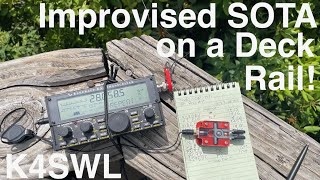 Mount Pisgah: SOTA from an Observation Deck Rail and an Improvised Wire Antenna Deployment!