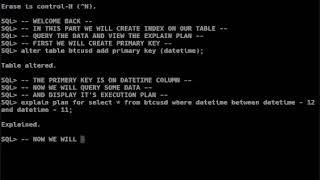 Dbora Ii. Part 040 Execution Plan And Index On Table