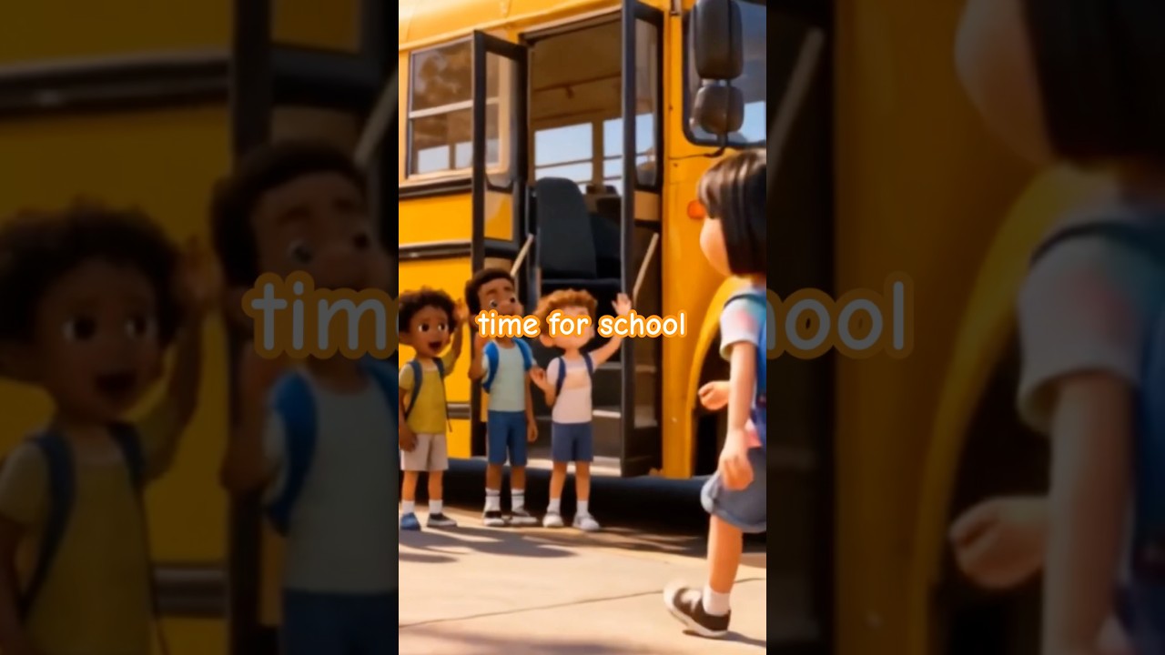 At School We Learn And Play!🎒💛| Sensory-Friendly Kids Song 