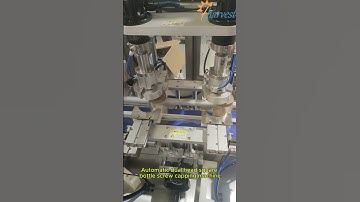 Automatic dual head square bottle screw capping machine