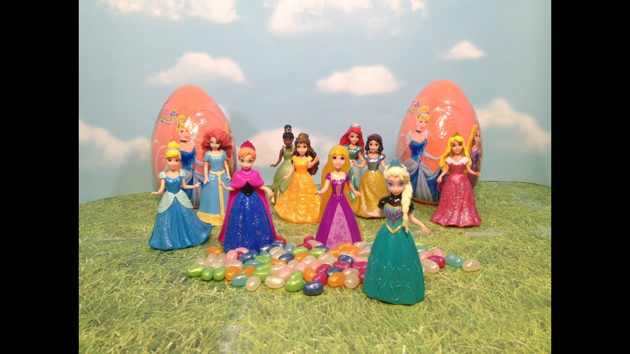 FROZEN  Princess Jelly Bean Surprises a  Surprise Egg Video