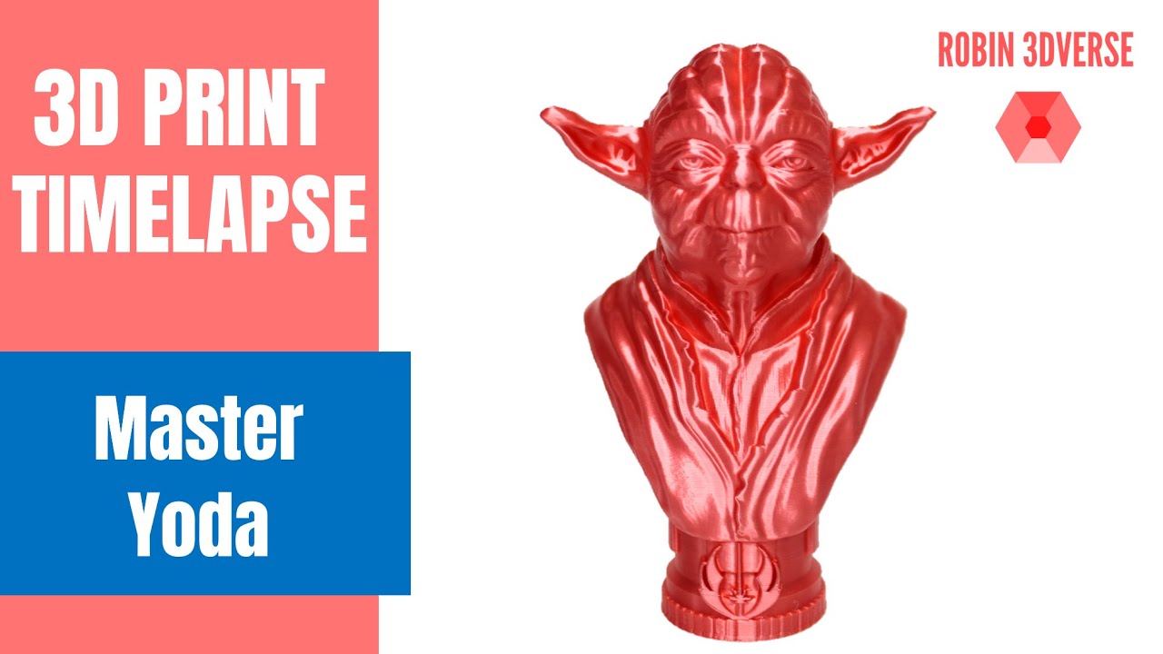 3D Printed Master Yoda 🔥 || 3D Printing Timelapse [4K] - YouTube