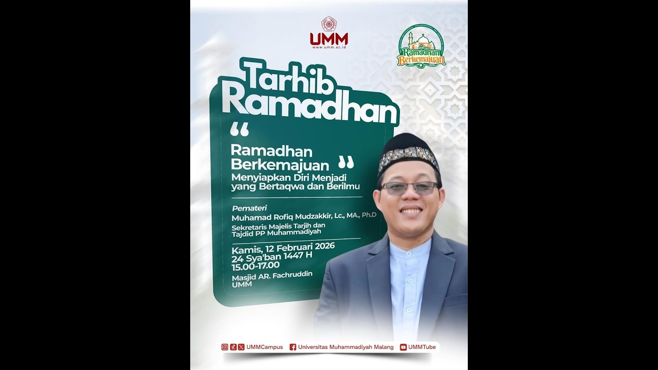 Tarhib Ramadan Berkemajuan 
