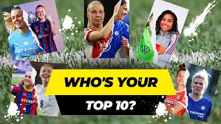 Top 10 Women’s Footballers in Europe | Best Female Footballers