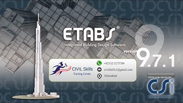 ETABS LIVE🔴 CLASS 01- Running of ETABS, Edit Grid and Story Data, Define Material.