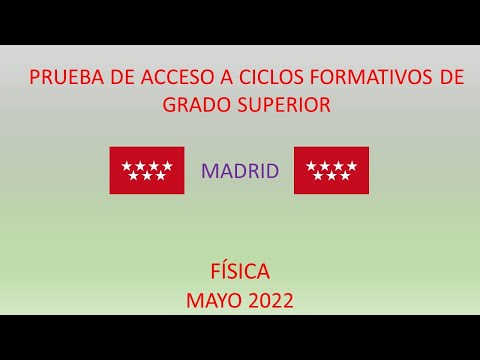 PRUEBAS ACCESO GRADO SUPERIOR Madrid