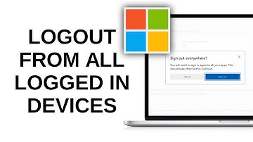 How to Logout Microsoft Account from All Logged In Devices