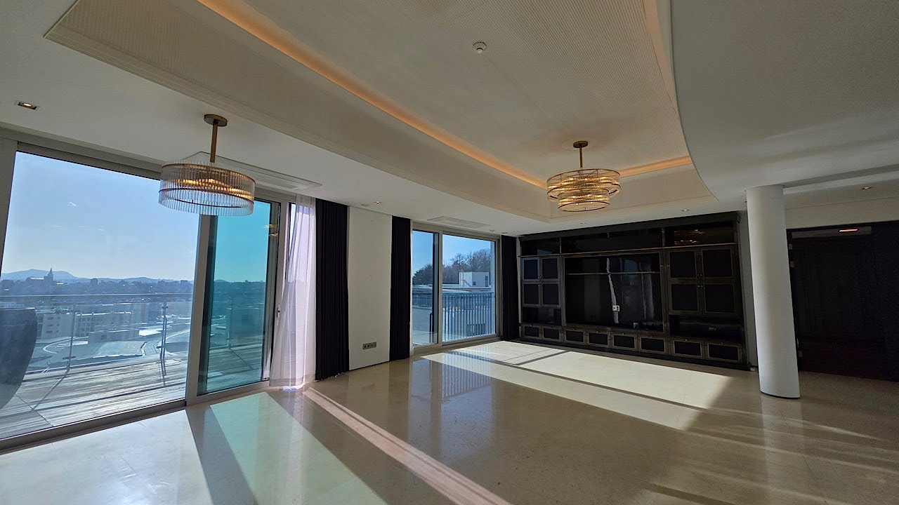 한남더힐 100평형 단층 펜트하우스