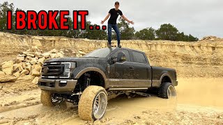 Taking My Brand New Lifted $130K 2022 F-350 Mudding…