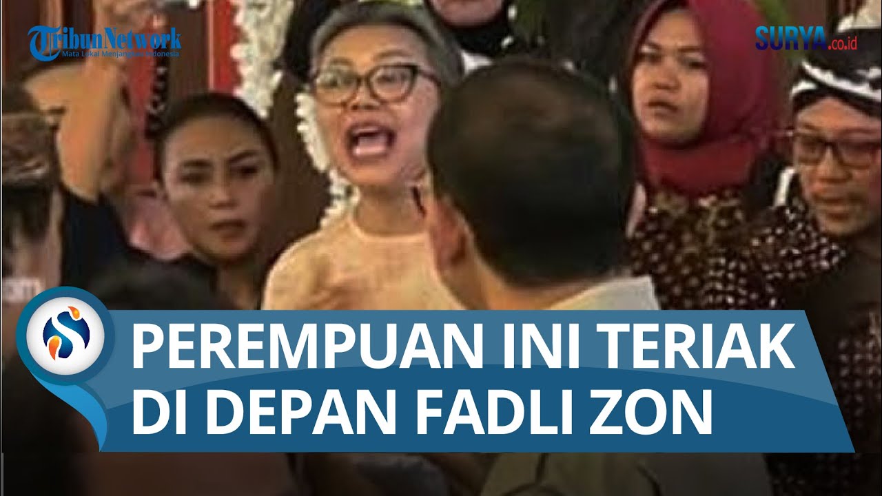 Perempuan Kakak PB XIV Purboyo Berani Berteriak Depan Fadli Zon Setelah Sang Menteri Beri Sambutan