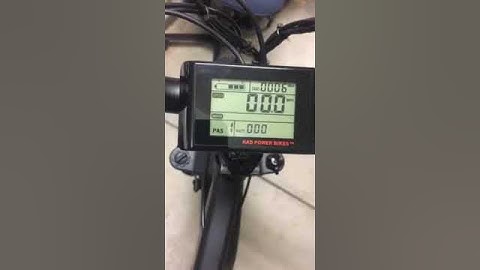 Radrover Battery Indicator on LED display