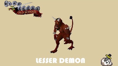 OLD SCHOOL RUNESCAPE: SLAYER TASK - LESSER DEMON