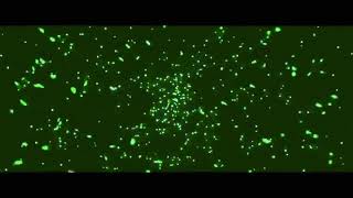 Epic green intro template without text