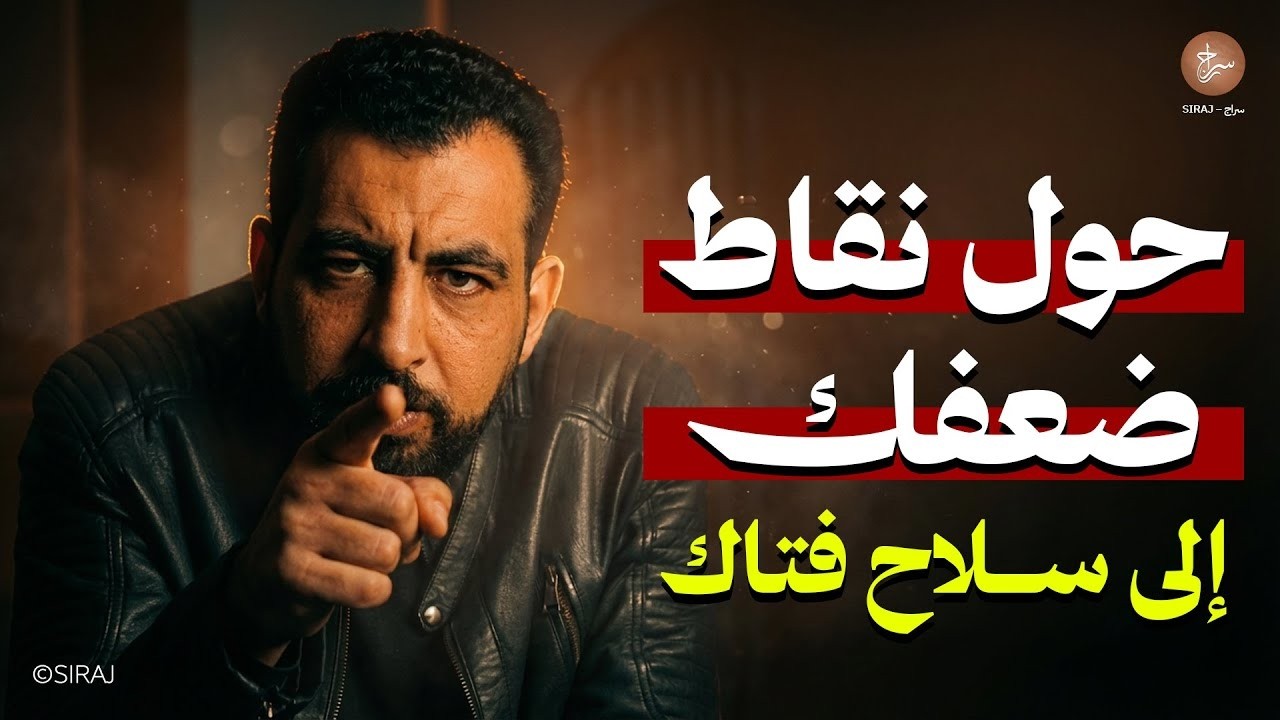 حول نقطة ضعفك إلى سلاح فتاك ضد من يحاول كسررك؟ ! محاضرة رووووعة لـ كريم الشاذلي