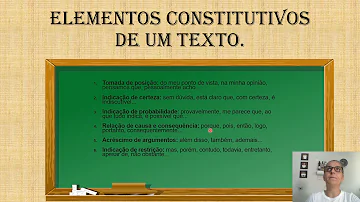 Quais os elementos que compõem o processo de elaboração de um texto?