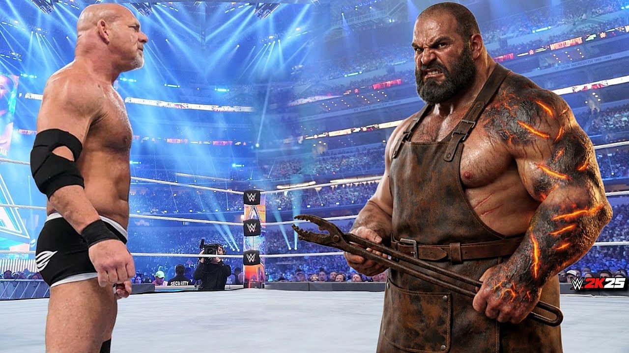 🔥WWE 2K25 - Голдберг против Агни Лохара | Матч 