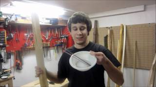 Der Bau Eines Haselnussflachbogens Mit Leinenbacking Teil 1