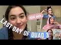 last day of quadmester 3 vlog // high school senior in virtual school day in the life