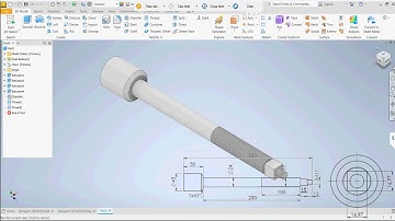 Bài tập 14 Inventor Mô hình hóa 3D và xuất bản vẽ 2D trong inventor