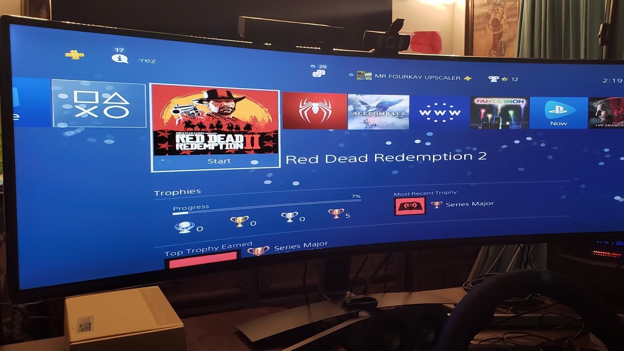 Testing PS4 Pro on This Extra Super Wide Monitor - YouTube