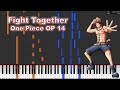 Fight Together - One Piece OP 14 [Synthesia piano tutorial]