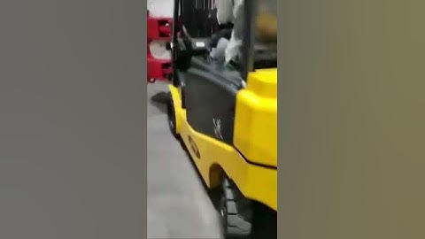 Godrej Electric Forklift with Paper Roll Clamp Attachment